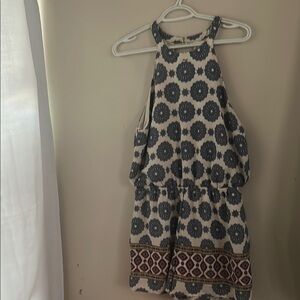 Sleeveless Patterned Dress